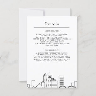 Convite Casamento em Memphis   Detalhes do Convidados