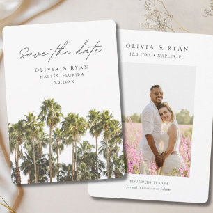 Convite Casamento em Naples Flórida Salve a Data