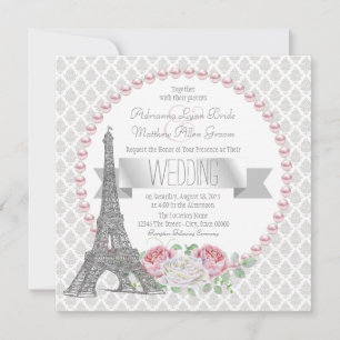 Convite Casamento em Paris no Campo Francês