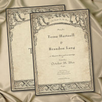 Casamento em Pergaminho de Arco Gótico Medieval Vi