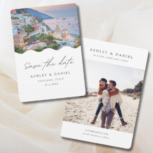 Convite Casamento em Positano Itália Salve a Data