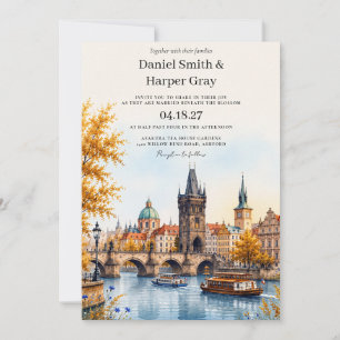 Convite Casamento em Praga República Tcheca