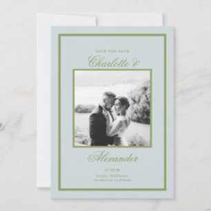Convite Casamento em Propriedade Rural Verde Oliva Clássic
