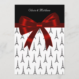 Convite Casamento em Torre Eiffel