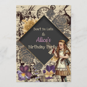 Convite Casamento em Wonderland