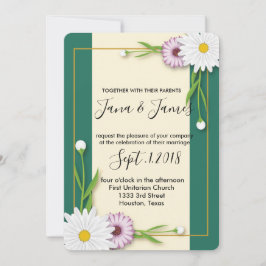 Convite Casamento encantador de chic moderno