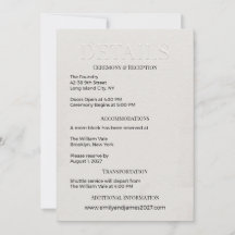 Casamento Enclosure Minimalista Moderna DETALHES