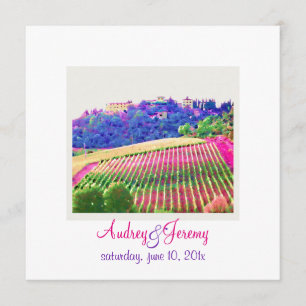 Convite Casamento entre PixDezines e Vinqueiro da Toscana/