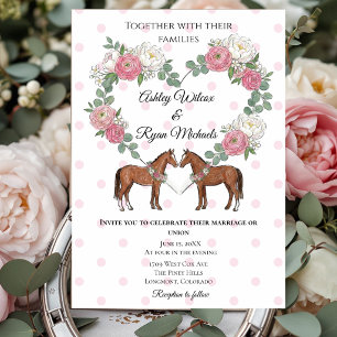 Convite Casamento Equestre de Cavalo