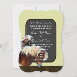 Convite Casamento equestre e equestre