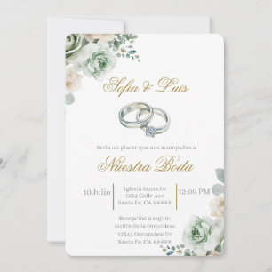 Convite Casamento Espanhol