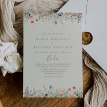 Casamento Espanhol de Flor Selvagem Radiante Multi