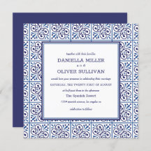 Casamento espanhol do Azulejo do Mediterrâneo