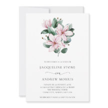 Casamento Espanhol Floral Elegante Rosa Magnolia