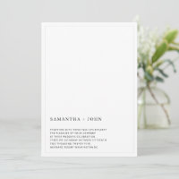 Casamento Estético Mínimo Ultra Moderno