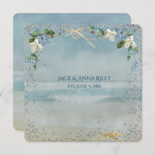 Convite casamento estrelado Vow Renewal