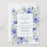 Casamento Etéreo de Primavera Azul Violeta
