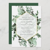 Casamento Eucalyptus e Greenery Watercolor
