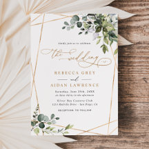 Casamento Eucalyptus Greenery, Dourado Azul