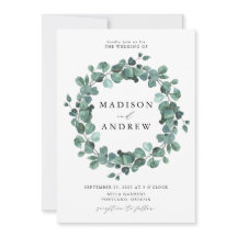 Casamento Eucalyptus Greenery Modern Watercolor