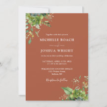 Casamento Eucalyptus Greenery Terracotta Monograma