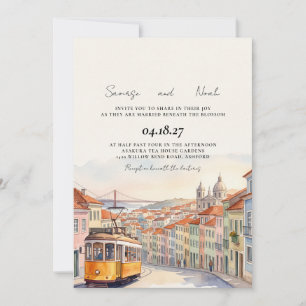 Convite Casamento Europeu com Destino em Lisboa Portugal