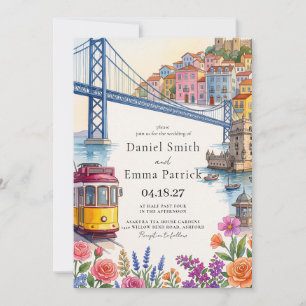 Convite Casamento Europeu com Destino em Lisboa Portugal