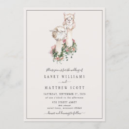 Convite Casamento Exclusivo do Casal Llama