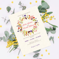 Casamento Exótico de Jardins de Flores Selvagens d