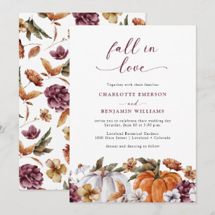 Convite Casamento Fall In Love