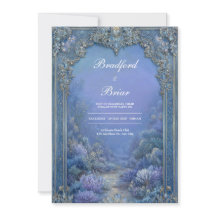 Casamento Fantasia Congelada Lavanda Azul Barroco