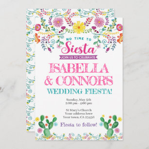 Convite Casamento Fiesta