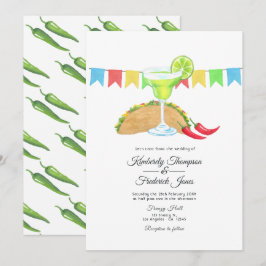 Convite Casamento Fiesta Taco 'bout Amor Mexicano