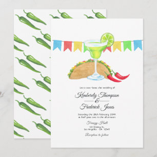 Convite Casamento Fiesta Taco 'bout Amor Mexicano