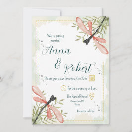 Convite Casamento Firefly Watercolor