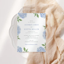 Casamento Flor de Hortênsia Azul Simples