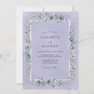 Convite Casamento Flor de Lavanda