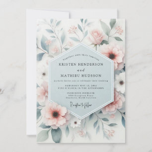 Convite Casamento Flor de Renda Bege