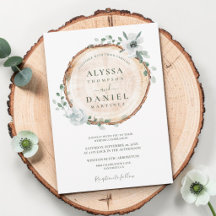 Casamento Floral Aquarela de Sabugueiro com Corte 
