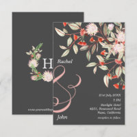 Casamento Floral australiano com Cinzas e Blush