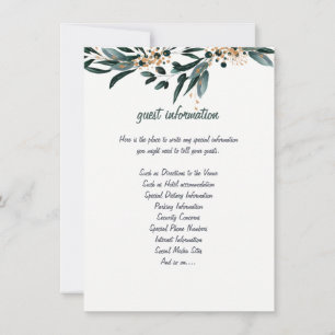 CONVITE CASAMENTO FLORAL AZUL ELEGANTE