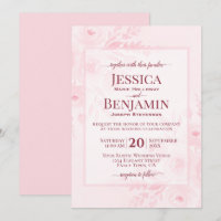 Casamento Floral Boho Chic Rosa Elegante