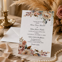 Casamento Floral Boho Elegante de Outono