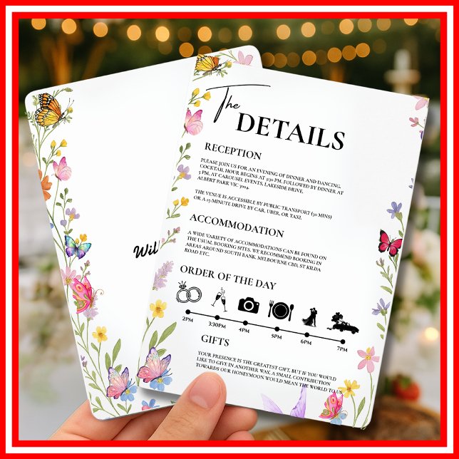 Convite Casamento Floral Boho Flores Silvestres Ordem do D (Criador carregado)