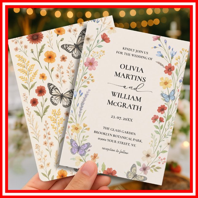 Convite Casamento Floral Boho Terracota (Criador carregado)