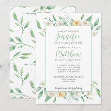 Casamento Floral Branco e Amarelo em Moldura