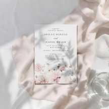 Casamento Floral Branco e Blush Elegante Divino