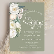 Casamento Floral Branco e Verde Sage