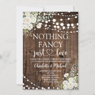 Convite Casamento Floral Branco Nada Chique Só Amor