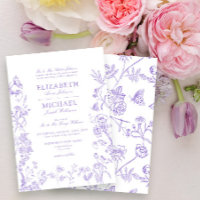 Casamento Floral Clássico da Lavanda Lilac Chinois